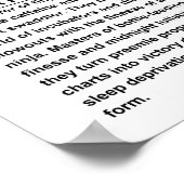 Neugeborene Poster (Ecke)