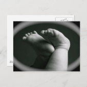 Neugeborene Postkarte (Vorne/Hinten)