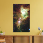 Neugeborene Sterne im Weihnachtsbaum-Cluster Leinwanddruck (Insitu (Wohnzimmer))