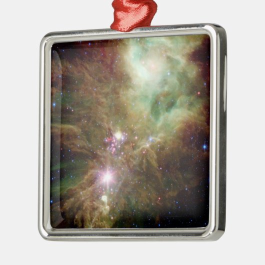 Neugeborene Sterne im Weihnachtsbaum-Cluster Ornament Aus Metall (Links)