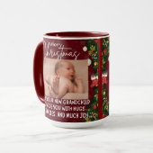 Neugeborene Weihnachten Tasse (Vorderseite Links)