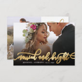 Neugeborene Weihnachtskarte Verheiratet und hell F (Vorne/Hinten)