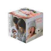 Neugeborene Whimsy-Erinnerungen Foto Cube Würfel (Vorderseite Schrägansicht)