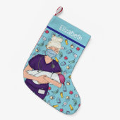 Neugeborenenwertsteigerung Kleiner Weihnachtsstrumpf (Vorderansicht (hängend))