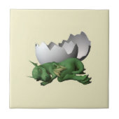 Neugeborener Drache Fliese (Vorderseite)