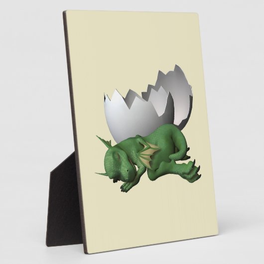 Neugeborener Drache Fotoplatte (Seite)