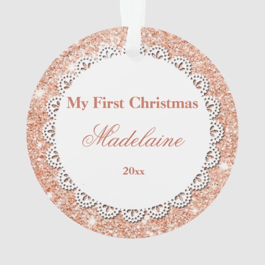 Neugeborener erster ornament (Rückseite)