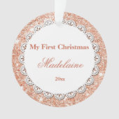 Neugeborener erster ornament (Vorderseite)