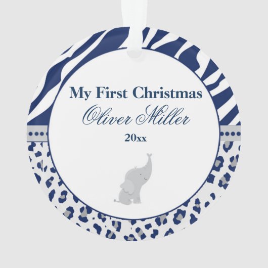 Neugeborener erster ornament (Rückseite)