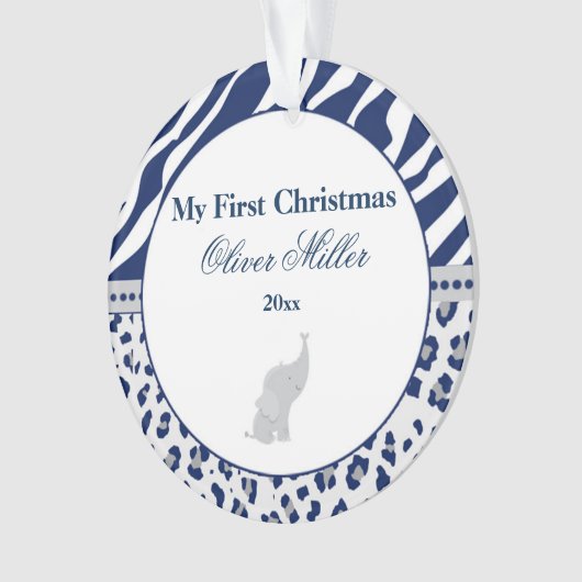 Neugeborener erster ornament (Vorderseite)