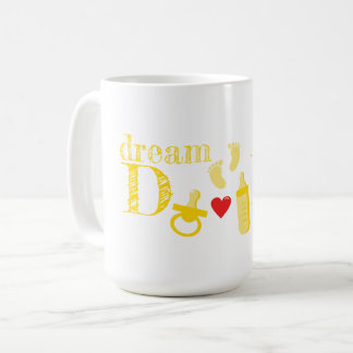 Neugeborener Gelber Traumtext Vater Graphic Kaffeetasse