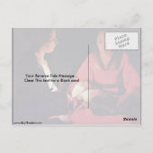 Neugeborener Säugling von Georges De La Tour Postkarte (Rückseite)