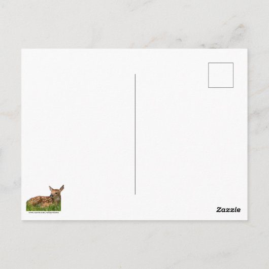 Neugeborener Vater Postkarte (Rückseite)