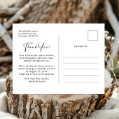 Neugeborenes Foto Dankeschön Postkarte