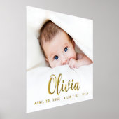 Neugeborenes-Foto-Drehbuch Foliendrucke (Ablage )