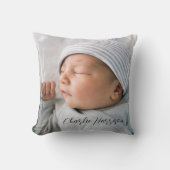 Neugeborenes-Foto Kissen (Vorderseite)