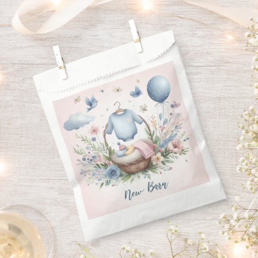 Neugeborenes Geschenktütchen (Ausgeschnitten)