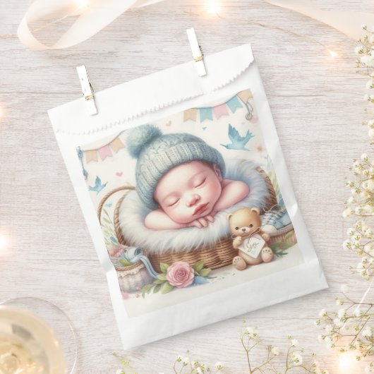 Neugeborenes Geschenktütchen (Ausgeschnitten)