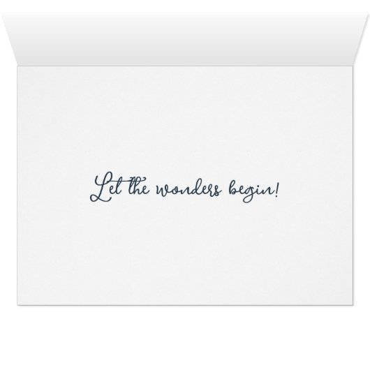 Neugeborenes in Cloud Blanket (Innenansicht Horizontal (Unten))