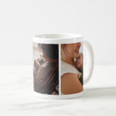 Neugeborenes Kind mit Mutter Foto Collage Tasse (VorderseiteRechts)