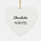 Neugeborenes-Lovebugdoxies Welpenandenken Keramikornament (Hinten)