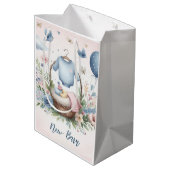 Neugeborenes Mittlere Geschenktüte (Rückseite Schrägansicht)