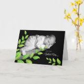 Neugeborenes Papa 1. Vatertag Karte (Gelbe Blume)