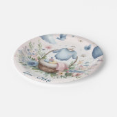 Neugeborenes Pappteller (Schrägansicht)