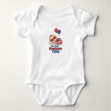 Neugeborenes patriotisches Baby-Outfit – Erster Un