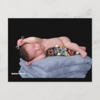 Neugeborenes Skateboard Baby