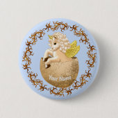 Neugeborenes Unicorn-Button Button (Vorderseite)