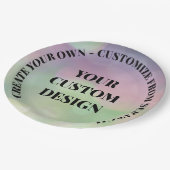 Neugestaltung aus Scratch! Erstelle selbst Pappteller (Schrägansicht)