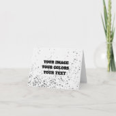 Neugestaltung aus Scratch und eigene Kreation Dankeskarte (Vorderseite)