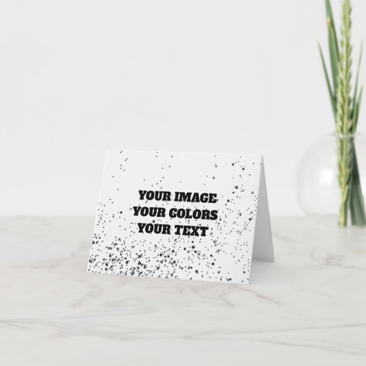 Neugestaltung aus Scratch und eigene Kreation Dankeskarte (Vorderseite)