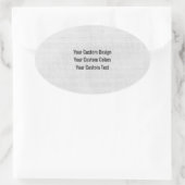 Neugestaltung aus Scratch und eigene Kreation Ovaler Aufkleber (Tasche)