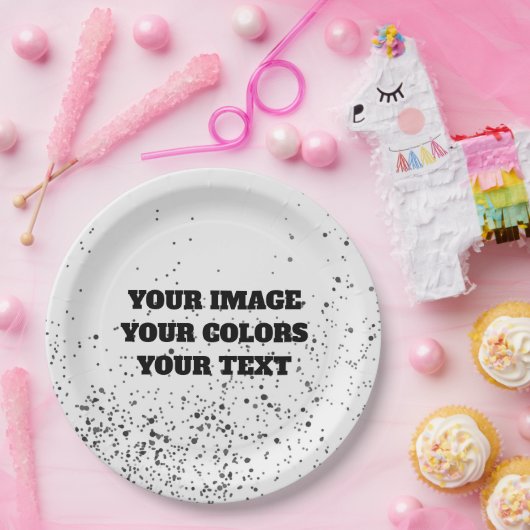 Neugestaltung aus Scratch und eigene Kreation Pappteller (Party)