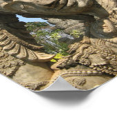 Neugestaltung Buddha ... Nong Khai, Isan, Thailand Poster (Ecke)