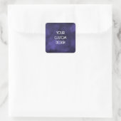 Neugestaltung von Grund auf oder Personalisierung Quadratischer Aufkleber (Tasche)