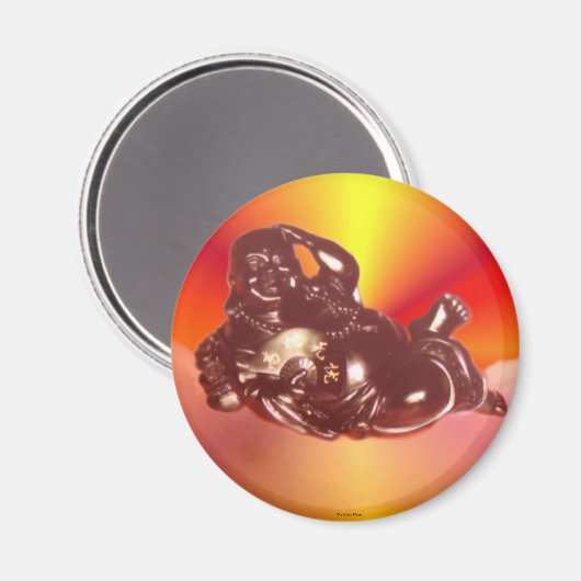 Neugestaltung von Laughing Buddha Magnet (Vorderseite/Rückseite)