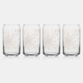 Neugezogene Brille - Personalisierte Hochzeit Dosenglas (Hinten)