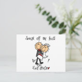 Neugezogene Tanzschirme und Geschenke Ankündigungspostkarte (Stehend Vorderseite)