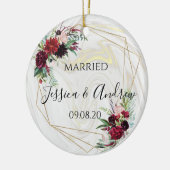 Neugezogener Marmor Keramik Ornament (Links)