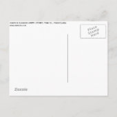 Neugezogenes Bliss Ankündigungspostkarte (Rückseite)