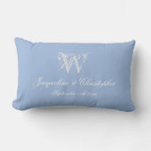 Neugezogenes Geschenk Chic Monogram-Namen Script K Lendenkissen (Vorderseite)