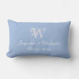 Neugezogenes Geschenk Chic Monogram-Namen Script K Lendenkissen