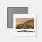 Neugier als Teil der Erforschung der Mars Magnet (Vorderseite/Rückseite)