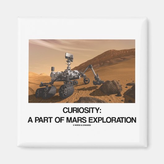 Neugier als Teil der Erforschung der Mars Magnet (Vorne)
