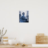 Neugier / Astronaut / Startplatz in der Wüste Poster (Küche)