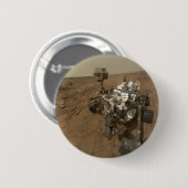 Neugier auf der Oberfläche der Mars. Button (Vorne & Hinten)