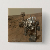 Neugier auf der Oberfläche der Mars. Button (Vorderseite)